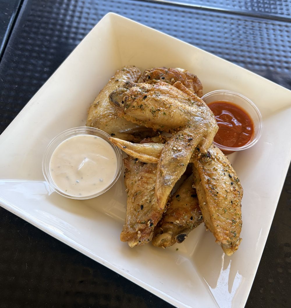 Phone photo of chicken wings